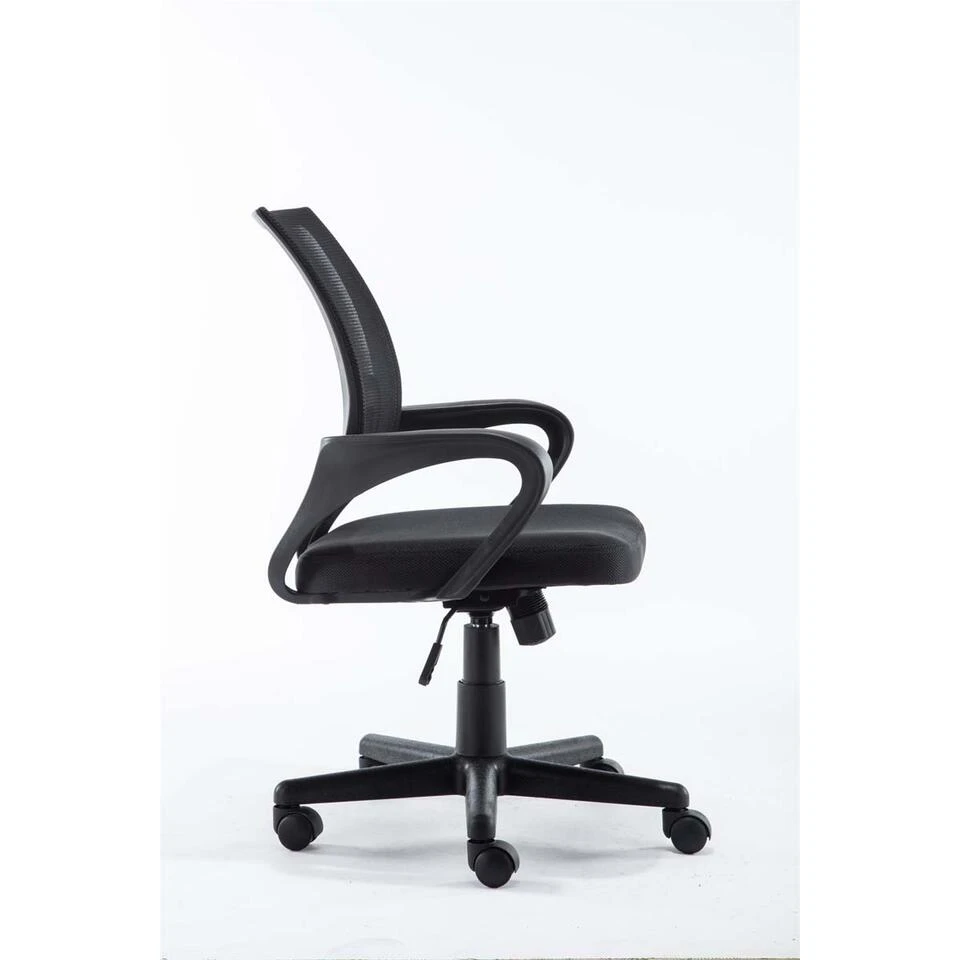 CLP Bureaustoel Genius Zwart 4 CLP Bureaustoel Genius Zwart - Afbeelding 4