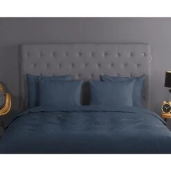 Good Morning Dekbedovertrek "uni Denim" - Blauw - (200x220 Cm) -Huishoudelijke Voorwerpen Winkel 1000080911 0110