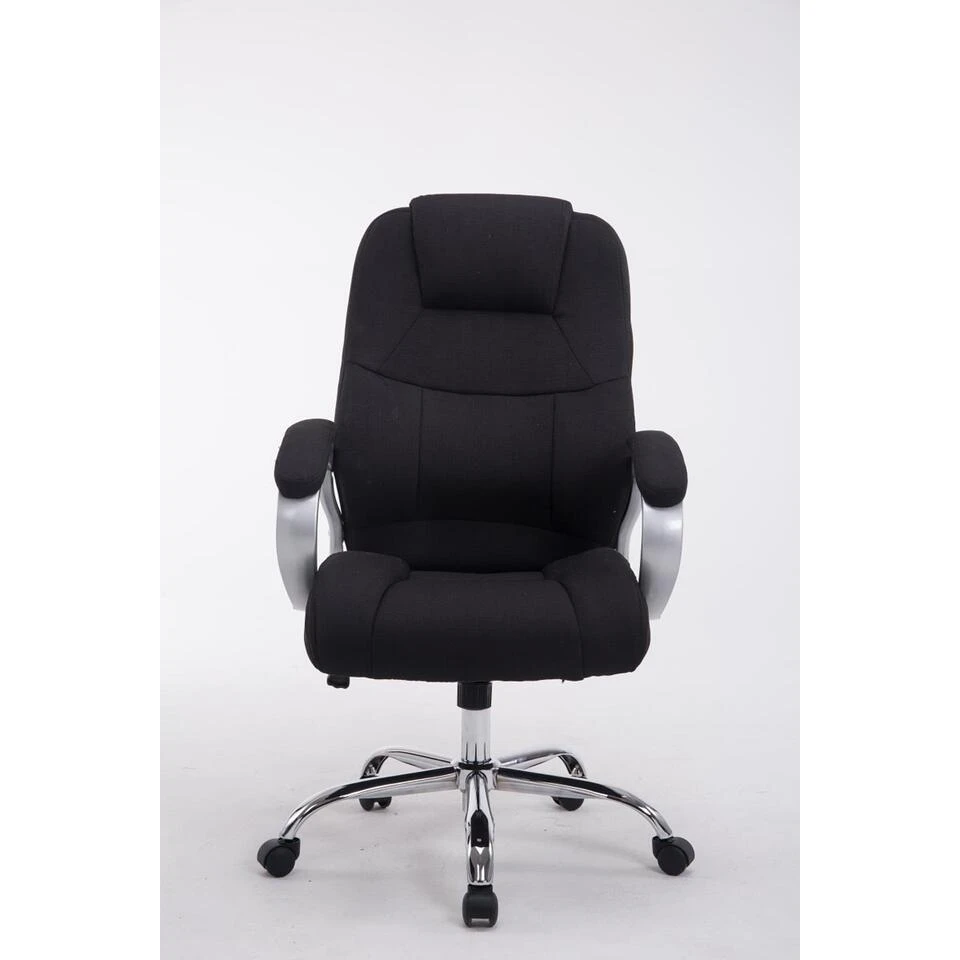 Clp Bureaustoel XL Apoll Stof Zwart 2 Clp Bureaustoel XL Apoll Stof Zwart - Afbeelding 2