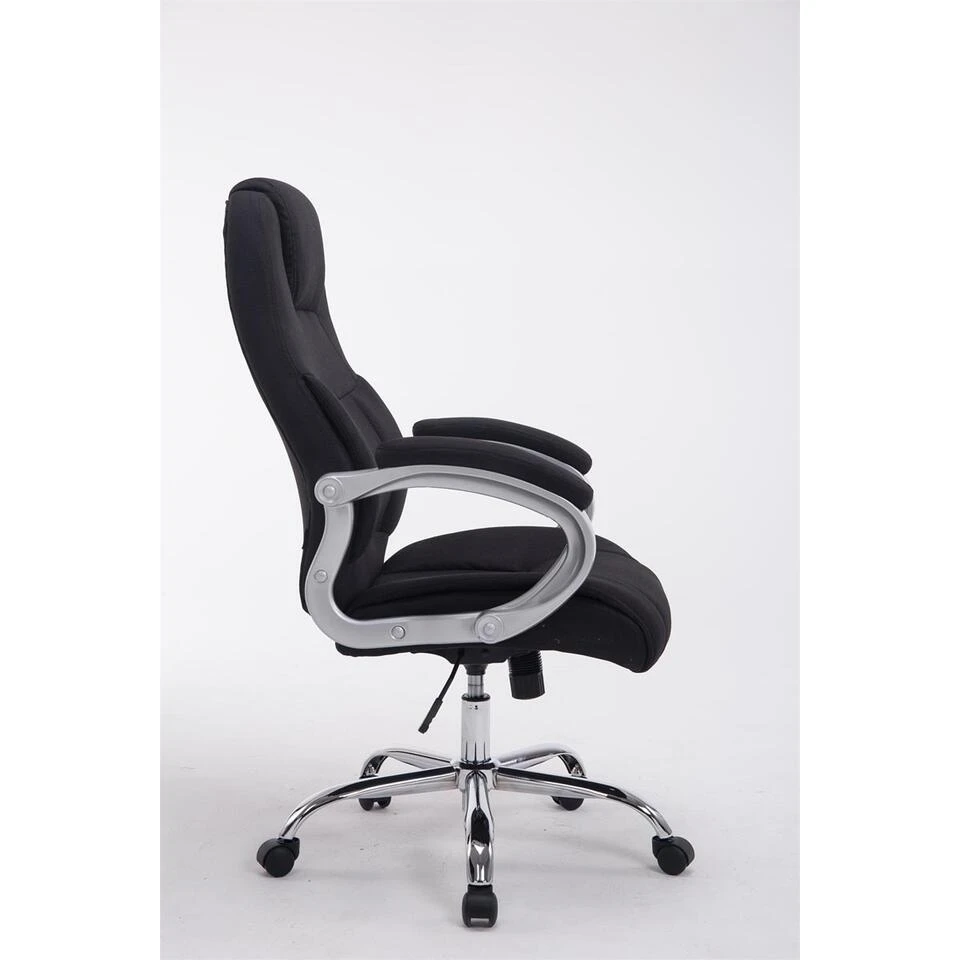 Clp Bureaustoel XL Apoll Stof Zwart 3 Clp Bureaustoel XL Apoll Stof Zwart - Afbeelding 3