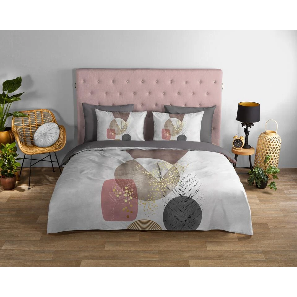 Good Morning Dekbedovertrek "Vabio" - Grijs - (240x220 Cm) 2 Good Morning Dekbedovertrek "Vabio" - Grijs - (240x220 Cm) - Afbeelding 2