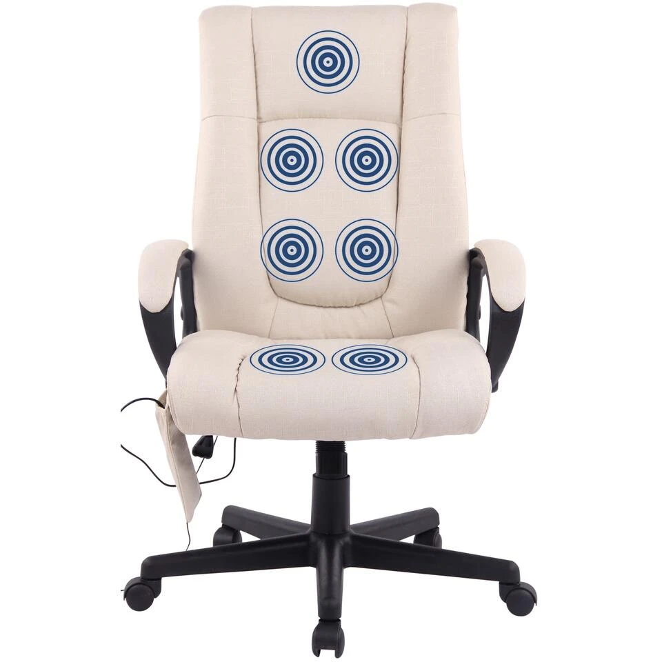 Clp Bureaustoel XL Sparta XM Stof Crème 2 Clp Bureaustoel XL Sparta XM Stof Crème - Afbeelding 2