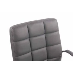 Clp Bureaustoel Deli Kunstleder Grijs -Huishoudelijke Voorwerpen Winkel 1000085270 0103