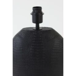 Lampvoet Skeld - Zwart - 38x16x48 Cm -Huishoudelijke Voorwerpen Winkel 1000085346 0111