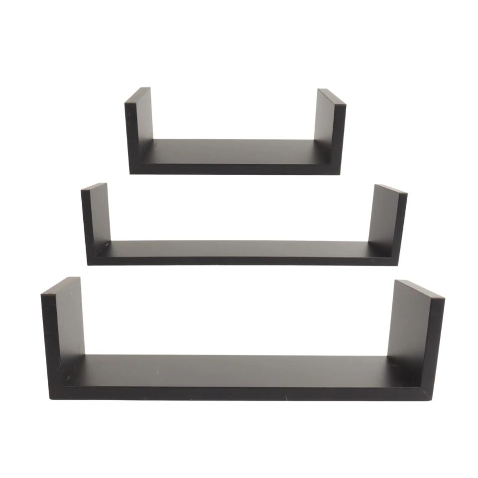 Orange85 Zwarte Wandplanken Keuken Woonkamer Zwevend Muurplank 3 Maten MDF 1 Orange85 Zwarte Wandplanken Keuken Woonkamer Zwevend Muurplank 3 Maten MDF