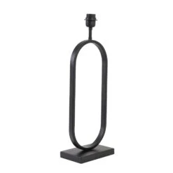 Lampvoet Jamiri - Zwart - 20x13x55cm -Huishoudelijke Voorwerpen Winkel 1000085976 0110