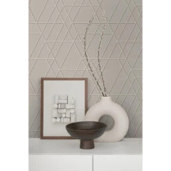 ESTAhome Behang - Grafisch 3D Motief - Taupe - 50 X 900 Cm - 139600 -Huishoudelijke Voorwerpen Winkel 1000086401 0102