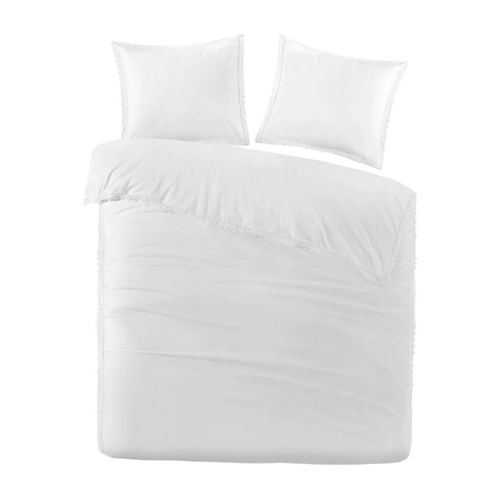 Papillon Dekbedovertrek Karel - 240x200/220 - Wit 1 Papillon Dekbedovertrek Karel - 240x200/220 - Wit