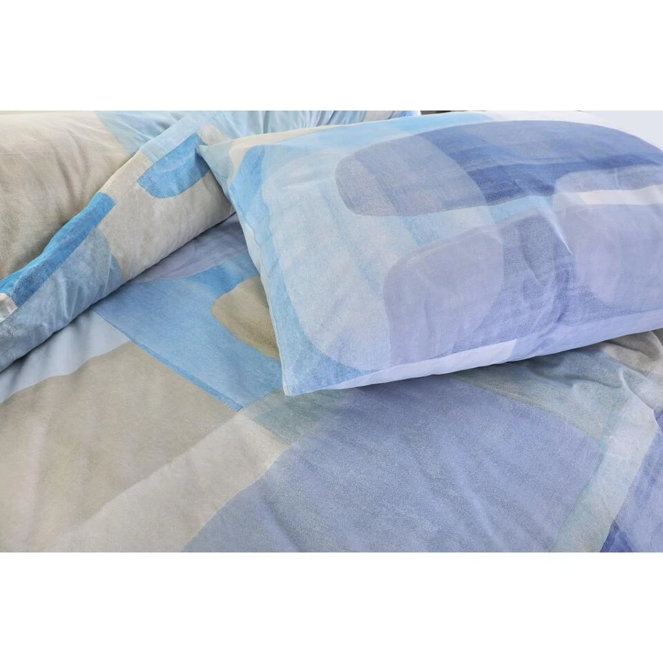 Day Dream Dekbedovertrek Evi - 240x200/220 - Blauw 3 Day Dream Dekbedovertrek Evi - 240x200/220 - Blauw - Afbeelding 3