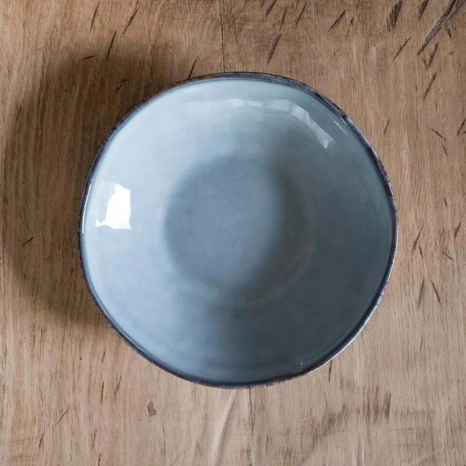 Dutch Rose Bord Diep 23,5 Blauw 3 Dutch Rose Bord Diep 23,5 Blauw - Afbeelding 3