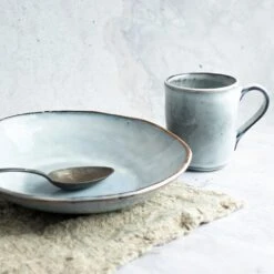 Dutch Rose Bord Diep 23,5 Blauw 7 Dutch Rose Bord Diep 23,5 Blauw -Huishoudelijke Voorwerpen Winkel 1000086754 0103