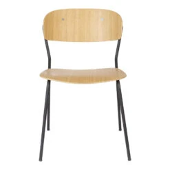 Rein Living Jolien Eetkamerstoel - Zwart/Hout - Set Van 2 7 Rein Living Jolien Eetkamerstoel - Zwart/Hout - Set Van 2 -Huishoudelijke Voorwerpen Winkel 1000087462 0103