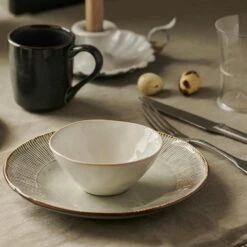 Dutch Rose Giftset 4 Borden 21,5 Cm Creme 7 Dutch Rose Giftset 4 Borden 21,5 Cm Creme -Huishoudelijke Voorwerpen Winkel 1000087485 0103