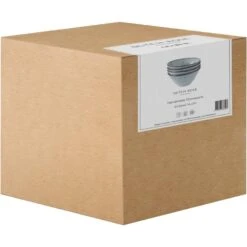 Dutch Rose Giftset 4 Kommen 14 Cm Blauw -Huishoudelijke Voorwerpen Winkel 1000087491 0102