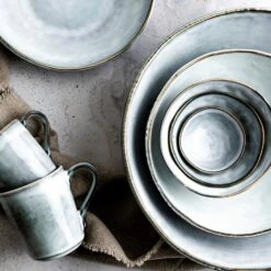 Dutch Rose Giftset 4 Kommen 14 Cm Blauw -Huishoudelijke Voorwerpen Winkel 1000087491 0103