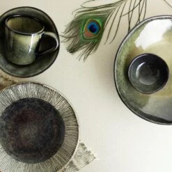 Dutch Rose Giftset 4 Bekers Groen 39 Cl. -Huishoudelijke Voorwerpen Winkel 1000087494 0103