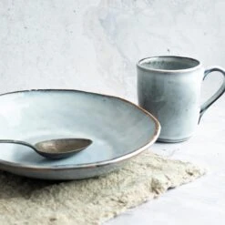 Dutch Rose Giftset 4 Bekers Blauw 39 Cl. -Huishoudelijke Voorwerpen Winkel 1000087495 0103