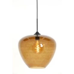 Hanglamp Mayson - Bruin Glas - Ø40cm -Huishoudelijke Voorwerpen Winkel 1000089971 0110