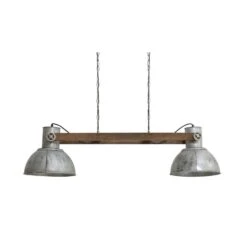 Hanglamp Elay - Zilver - 110x30x30cm - 2L