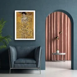 Walljar - Gustav Klimt - Portret Van Adèle Bloch-Bauer I - Poster Met Lijst / 60 6 Walljar - Gustav Klimt - Portret Van Adèle Bloch-Bauer I - Poster Met Lijst / 60 -Huishoudelijke Voorwerpen Winkel 1000091261 0102