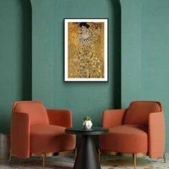 Walljar - Gustav Klimt - Portret Van Adèle Bloch-Bauer I - Poster Met Lijst / 60 7 Walljar - Gustav Klimt - Portret Van Adèle Bloch-Bauer I - Poster Met Lijst / 60 -Huishoudelijke Voorwerpen Winkel 1000091261 0103
