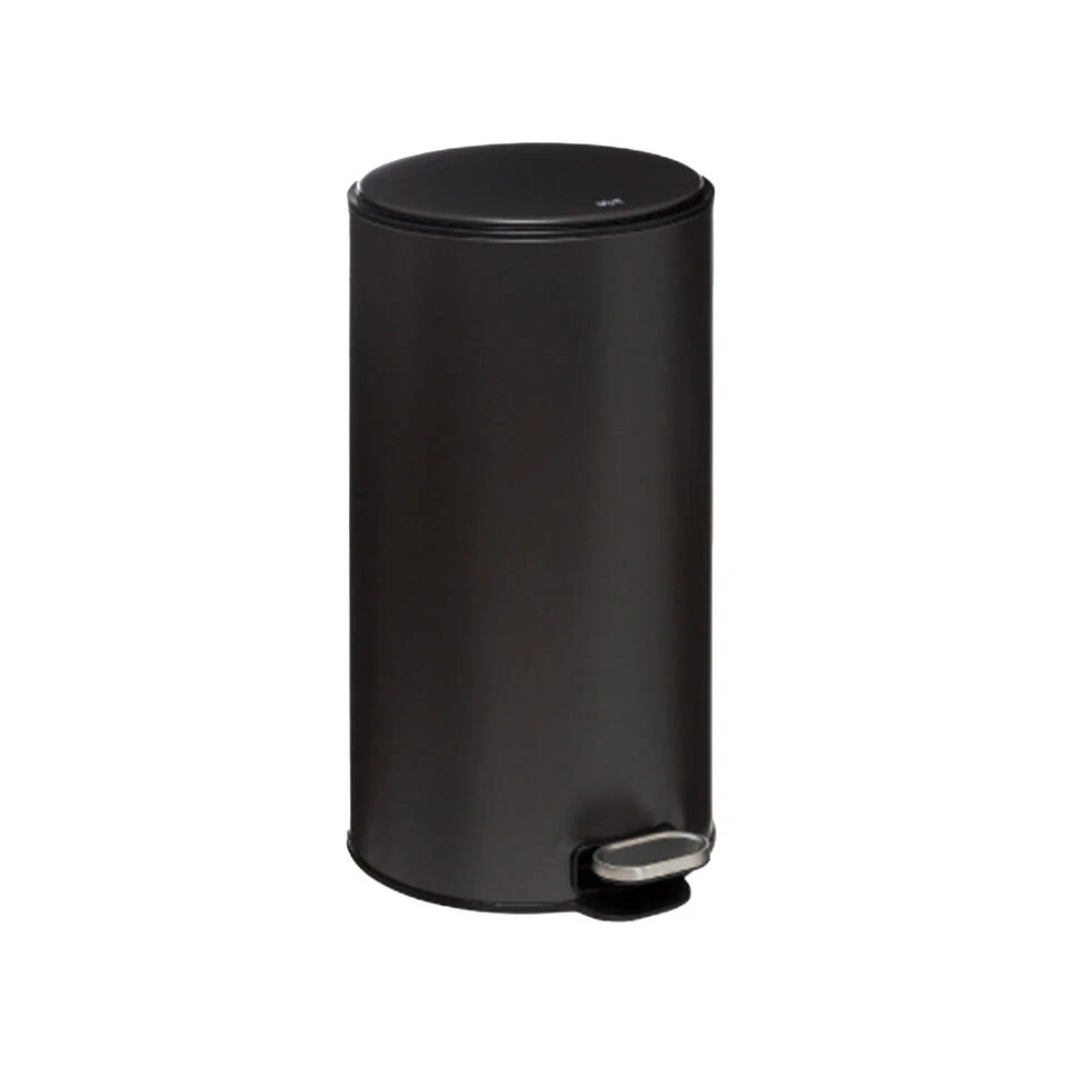 5Five Prullenbak/pedaalemmer - Antraciet - Metaal - 30 Liter - 62 Cm 1 5Five Prullenbak/pedaalemmer - Antraciet - Metaal - 30 Liter - 62 Cm
