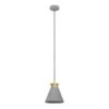 EGLO Twicken Hanglamp - E27 - Ø 22 Cm - Grijs/Goud -Staal