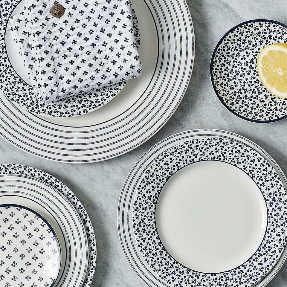 Laura Ashley Bord Plat 26 Cm Candy Stripe 4 Laura Ashley Bord Plat 26 Cm Candy Stripe - Afbeelding 4