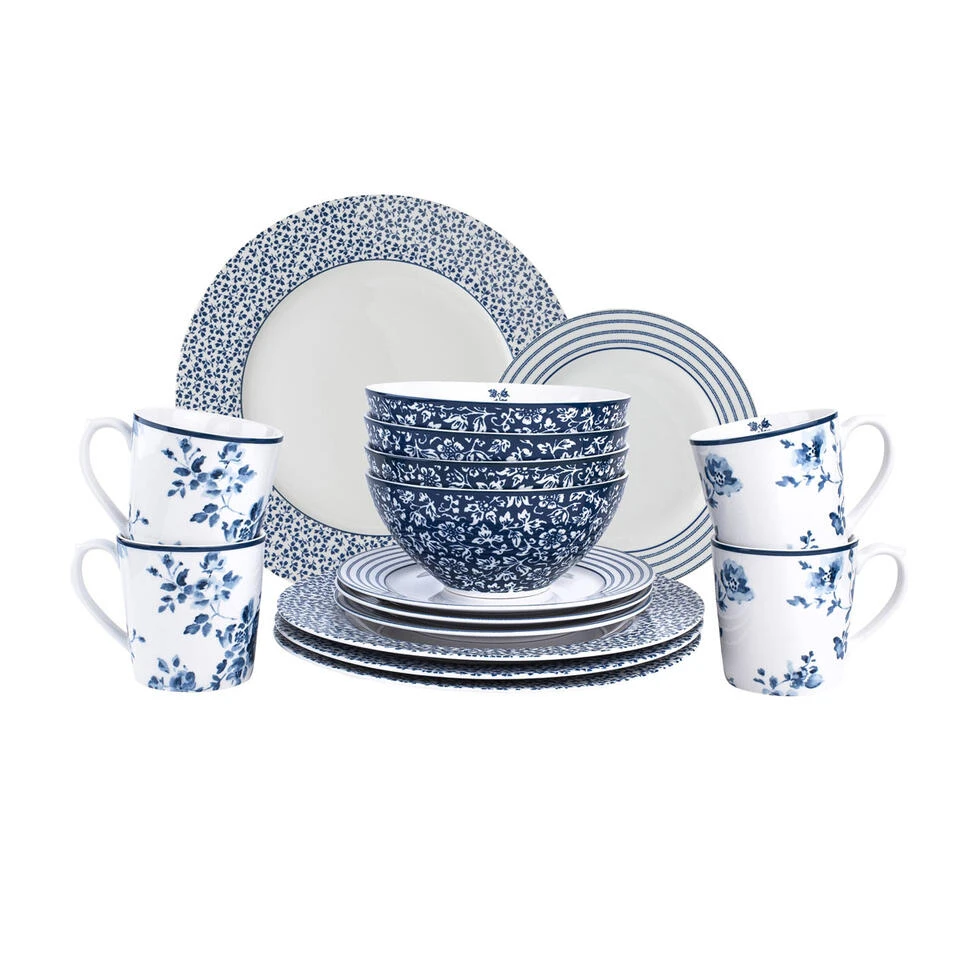 Laura Ashley Giftset 16 Delig Dinnerset 1 Laura Ashley Giftset 16 Delig Dinnerset