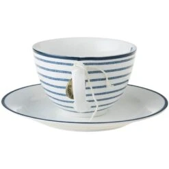 Laura Ashley Kop En Schotel Candy Stripe 26 Cl. 7 Laura Ashley Kop En Schotel Candy Stripe 26 Cl. -Huishoudelijke Voorwerpen Winkel 1000093087 0103