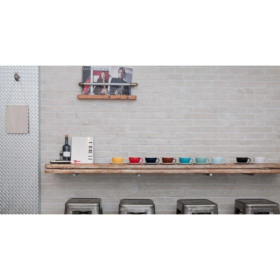 Egg Espressokop Met Schotel - Set Van 2 - 80ml - Zwart 3 Egg Espressokop Met Schotel - Set Van 2 - 80ml - Zwart - Afbeelding 3