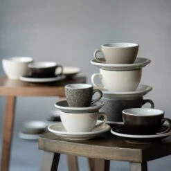 Egg Koffiekop Met Schotel - Set Van 2 - 150ml - Gunpowder 7 Egg Koffiekop Met Schotel - Set Van 2 - 150ml - Gunpowder -Huishoudelijke Voorwerpen Winkel 1000093492 0103