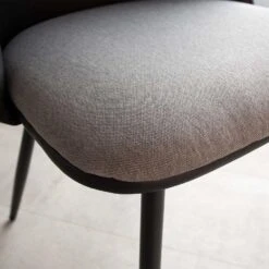 Eetkamerstoel Cody Grijs - Kunstleder - Grijs -Huishoudelijke Voorwerpen Winkel 1000093721 0103