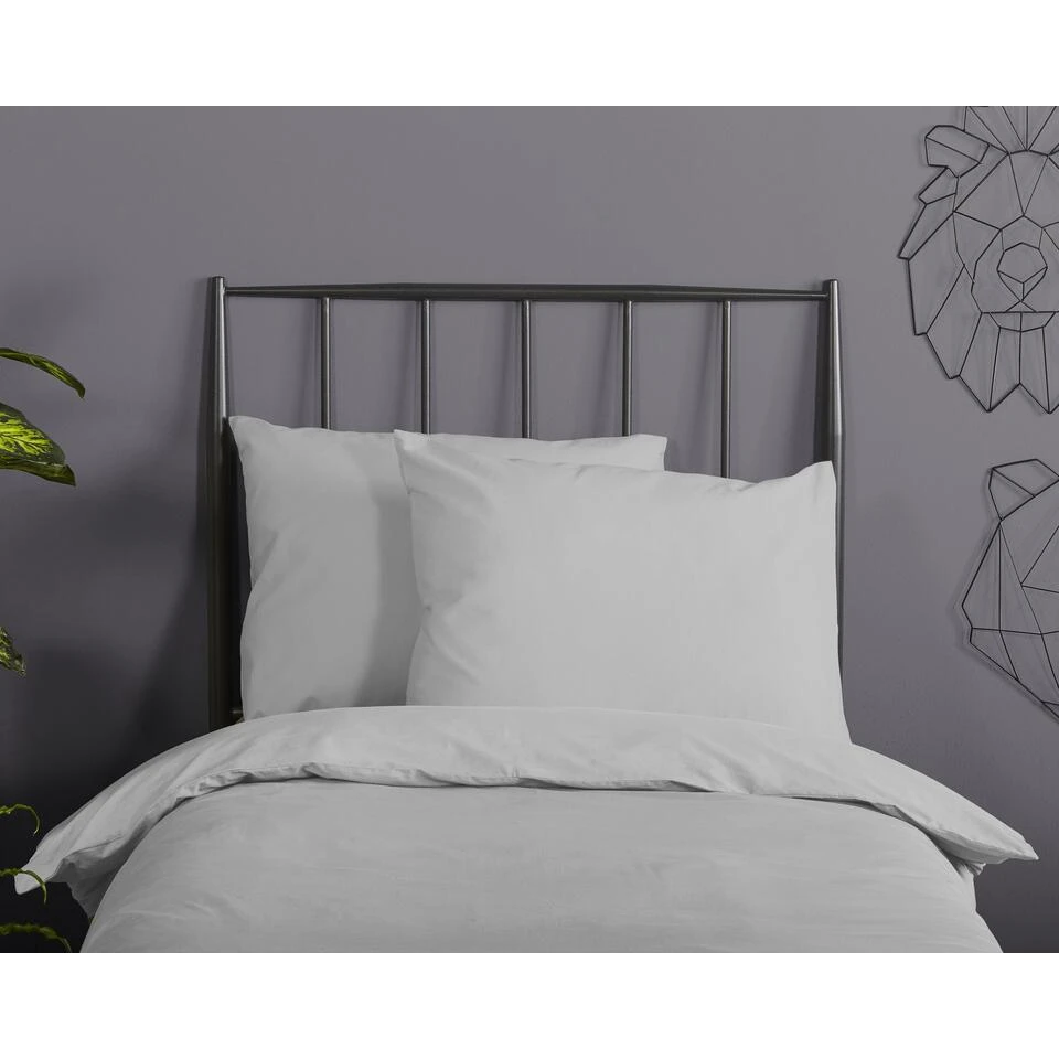 Good Morning Dekbedovertrek "" - Grijs - (120x150 Cm) 3 Good Morning Dekbedovertrek "" - Grijs - (120x150 Cm) - Afbeelding 3