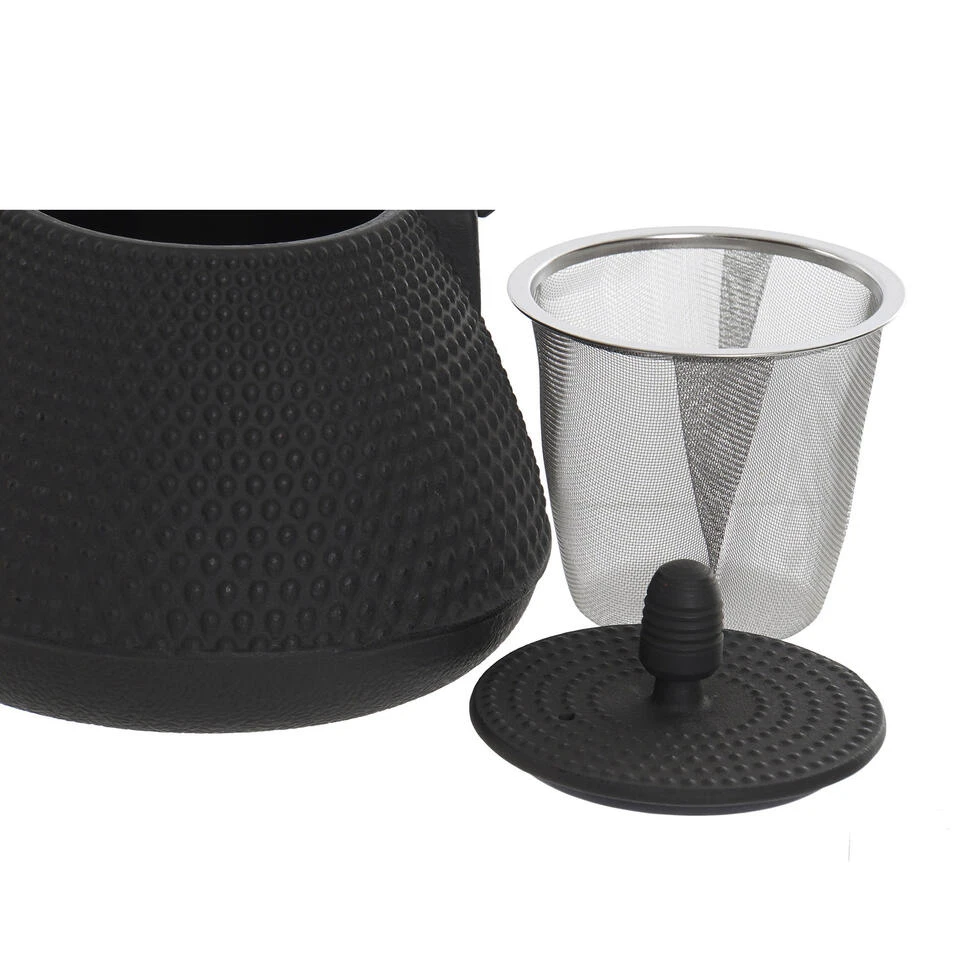 Items Kitchen Theepot Oriental - Gietijzer - 1000 Ml - Mat Zwart 2 Items Kitchen Theepot Oriental - Gietijzer - 1000 Ml - Mat Zwart - Afbeelding 2