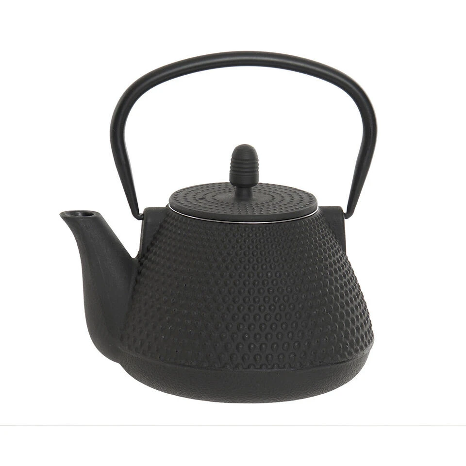 Items Kitchen Theepot Oriental - Gietijzer - 1000 Ml - Mat Zwart 1 Items Kitchen Theepot Oriental - Gietijzer - 1000 Ml - Mat Zwart