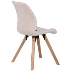 CLP Set Van 2 Eetkamerstoelen Luna Fluweel Crème 6 CLP Set Van 2 Eetkamerstoelen Luna Fluweel Crème -Huishoudelijke Voorwerpen Winkel 1000095316 0102