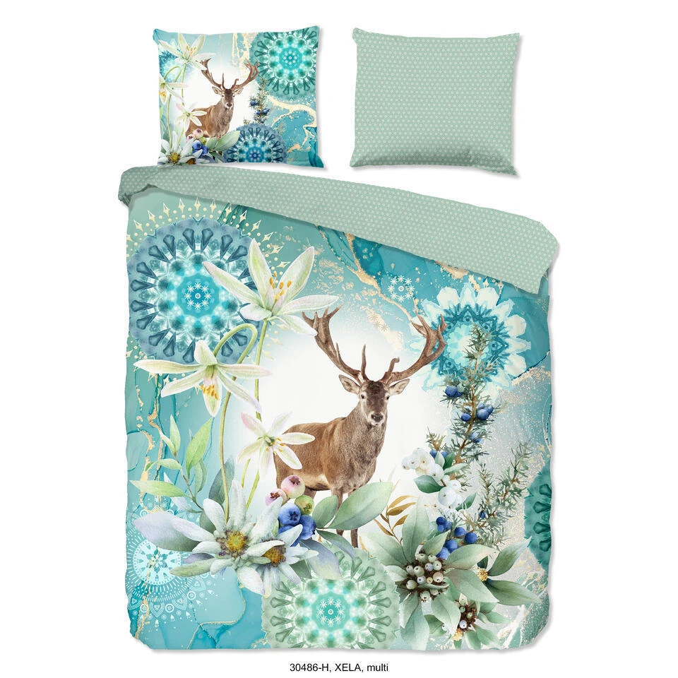 HIP Dekbedovertrek "Xela" - Multi - (140x220 Cm) 1 HIP Dekbedovertrek "Xela" - Multi - (140x220 Cm)