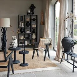 Morazan Stoel Zwart/naturel - Hout - Zwart -Huishoudelijke Voorwerpen Winkel 1000096989 0104