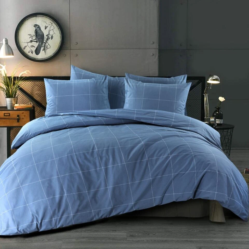 Day Dream Duuk - Dekbedovertrek - Tweepersoons - 200x200/220 Cm - Blauw 2 Day Dream Duuk - Dekbedovertrek - Tweepersoons - 200x200/220 Cm - Blauw - Afbeelding 2