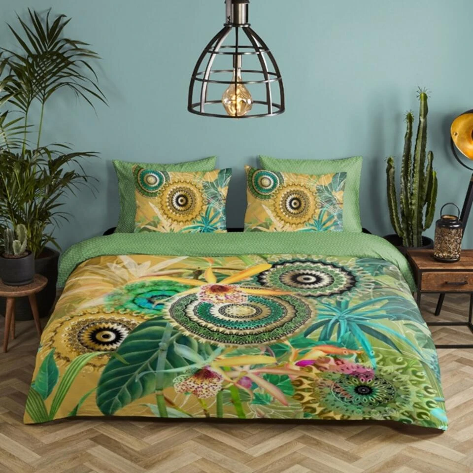 HIP Dekbedovertrek "Yissa" - Multi - (140x220 Cm) 2 HIP Dekbedovertrek "Yissa" - Multi - (140x220 Cm) - Afbeelding 2