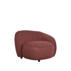 LABEL51 Fauteuil Livo Rechts - Winered - Boucle -Huishoudelijke Voorwerpen Winkel 1000097887 0102