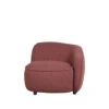 LABEL51 Fauteuil Livo Rechts - Winered - Boucle