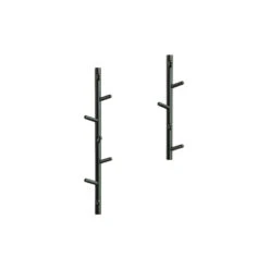 WOOOD Marrit Kapstok 7 Haaks - Hout - Zwart - Set Van 2 6 WOOOD Marrit Kapstok 7 Haaks - Hout - Zwart - Set Van 2 -Huishoudelijke Voorwerpen Winkel 1000098832 0102