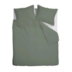 Ambiante Dekbedovertrek Bamboo Uni Green-Lits-jumeaux (260 X 200/220 Cm)
