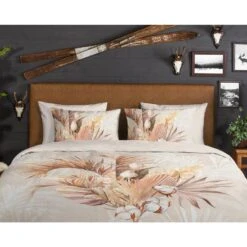 Good Morning Dekbedovertrek "Gia" - Zand - (200x220 Cm) -Huishoudelijke Voorwerpen Winkel 1000099009 0110