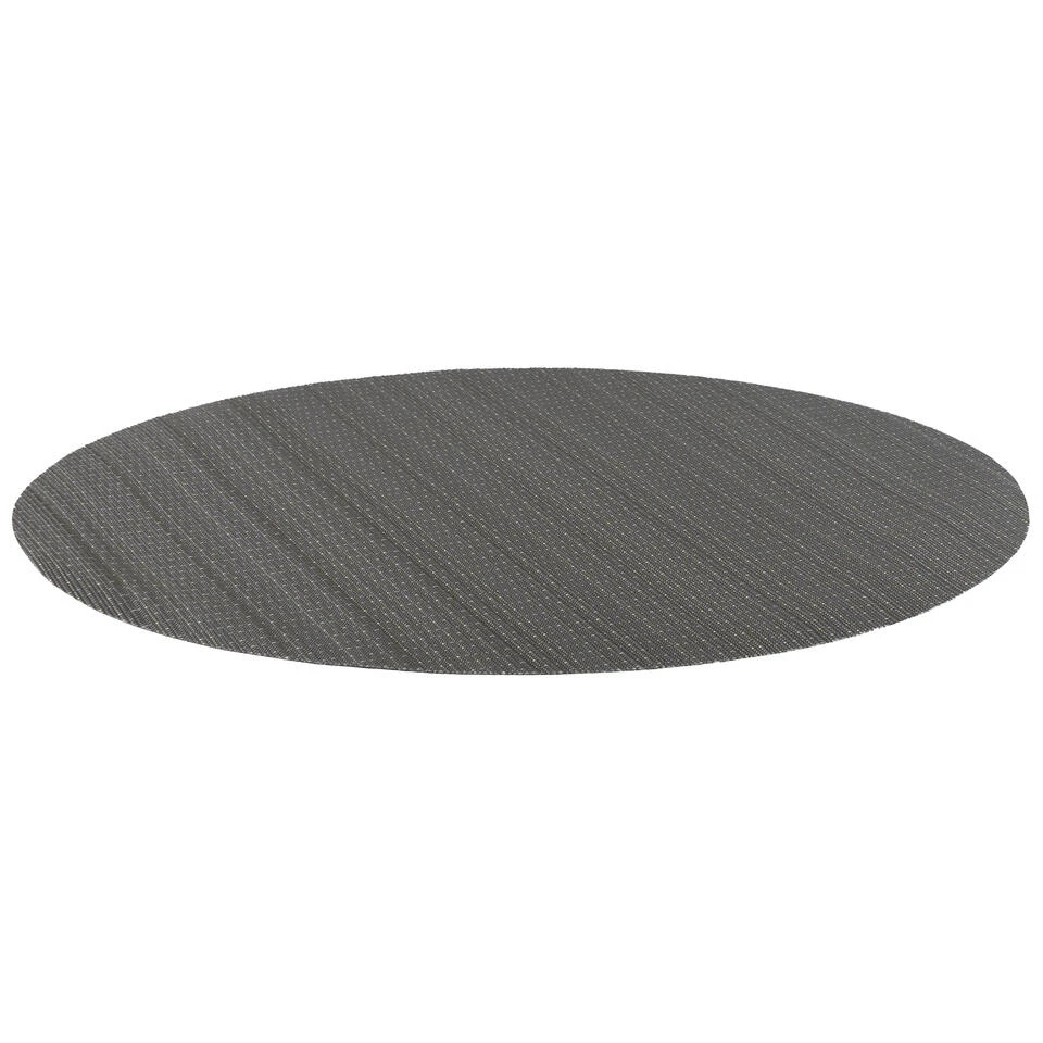 QUVIO Placemat Ovaal - 32 X 45 Cm - Grijs/bruin - Set Van 2 4 QUVIO Placemat Ovaal - 32 X 45 Cm - Grijs/bruin - Set Van 2 - Afbeelding 4