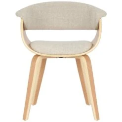CLP Eetkamerstoel Bruce Frame Natura Stof Crème -Huishoudelijke Voorwerpen Winkel 1000099650 0102