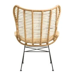 Fauteuil Jasmine - Rotan/metaal - Naturel -Huishoudelijke Voorwerpen Winkel 10207005 0900