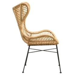 Fauteuil Jasmine - Rotan/metaal - Naturel -Huishoudelijke Voorwerpen Winkel 10207005 8000